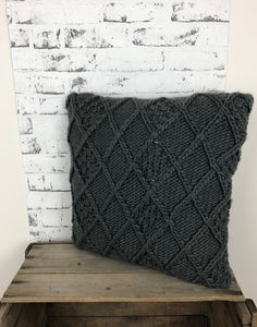 Chunky Knit Throw Pillow 17x17