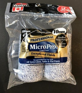 2PK 4" 10mm Microfibre Mini Rollers (TO USE WITH 4" MINI CAGE ROLLER)