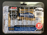 10PK MICROFIBRE MINI ROLLERS
