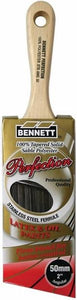 BENNETT 2" SHORT HANDLE Angled Brush